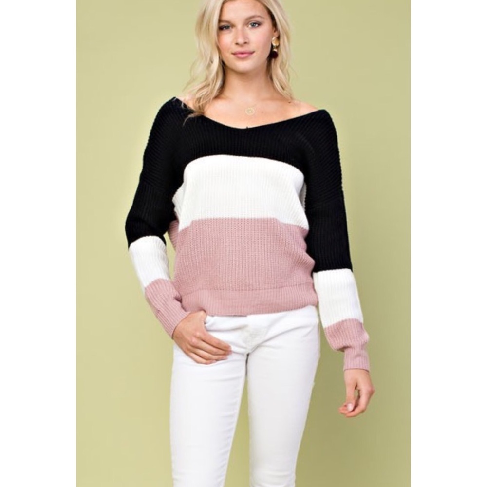Lowest Price! FIRM! Twisted Back Sweater - Picture 4 of 5